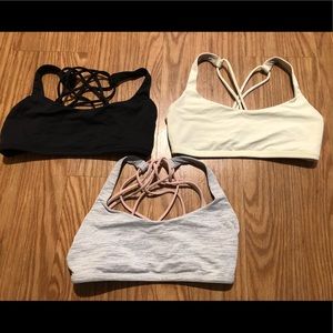Lot of 3 Lululemon Sports Bras